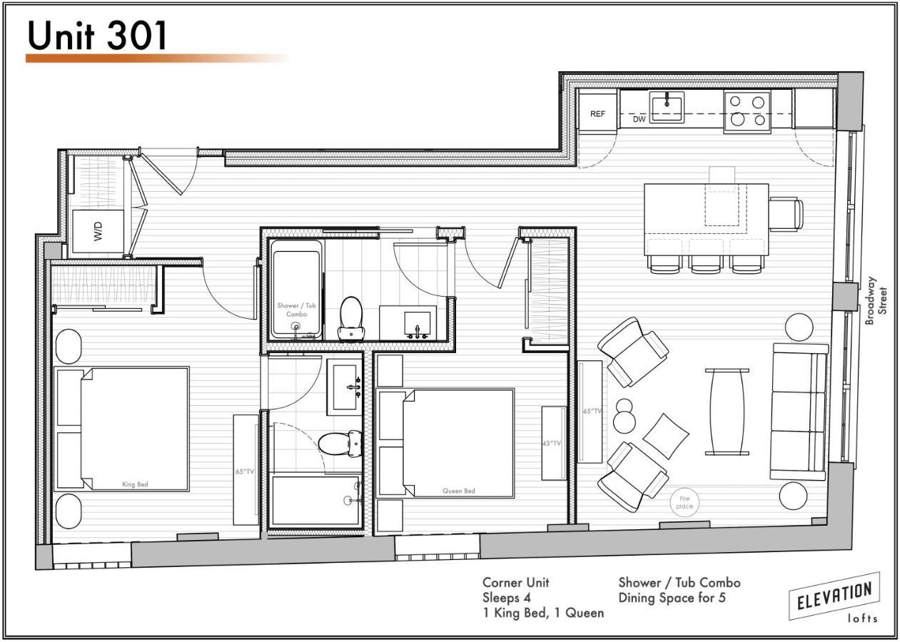 Elevation Lofts Hotel Asheville Buitenkant foto